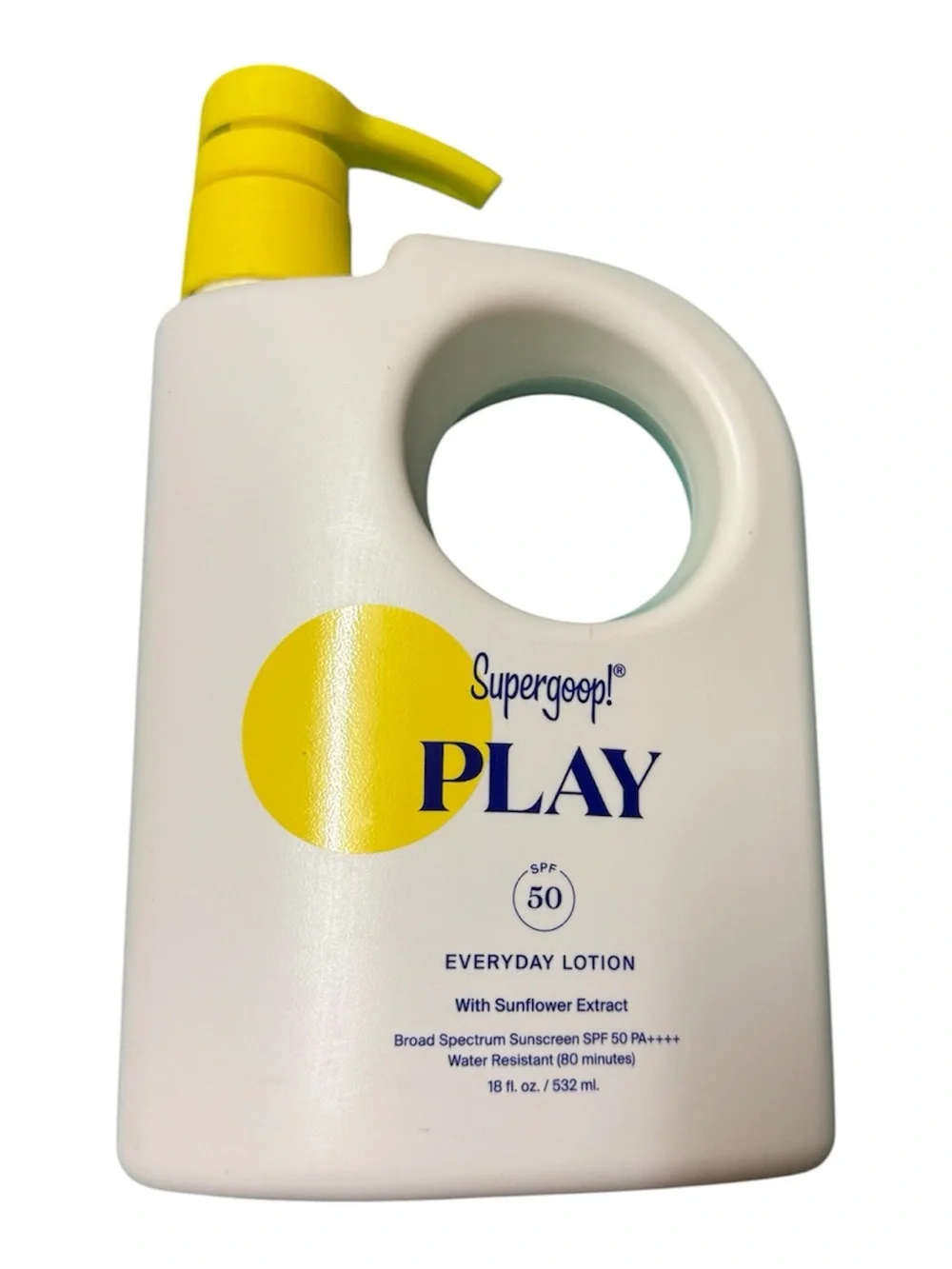 Supergoop! PLAY Everyday Lotion SPF 50 - Yellow & White